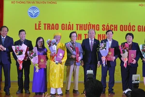 Ngày 9-10 trao Giải thưởng Sách Quốc gia lần thứ ba