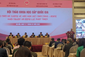 Khai mạc hội thảo khoa học kỷ niệm 80 năm Đề cương về văn hóa Việt Nam