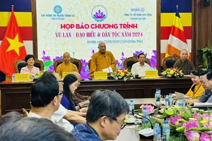 Họp báo về chương trình Vu lan - Đạo hiếu & Dân tộc năm 2024