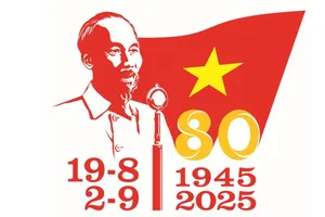 Mẫu logo chính thức cho các hoạt động kỷ niệm 80 năm Quốc khánh 2-9