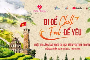 Phát động cuộc thi sáng tạo video du lịch “Việt Nam: Đi để yêu!” trên YouTube Shorts