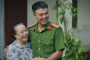 Cảnh trong phim “Có anh, nơi ấy bình yên”
