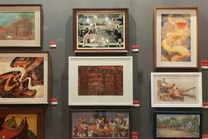 Các tác phẩm xuất sắc trưng bày trong triển lãm 