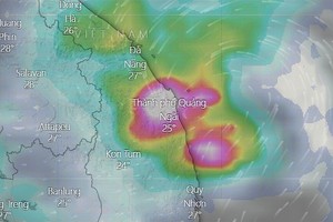 6號颱風登陸中部區域