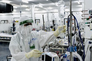 治療重症新冠患者醫院。