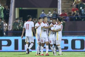 越南球員慶祝進球（圖源：互聯網）