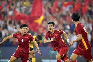 阮進靈慶祝進球（圖源：互聯網） 