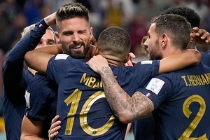 法國球員慶祝進球（圖源：互聯網） 