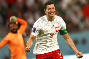   萊萬慶祝進球（圖源：互聯網） 