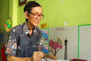 黎大叔多年来追求书画艺术。