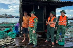 边防力量检查12号台风应付工作