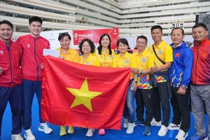 越南空手道队。图自越通社