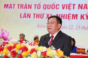 Ông Lê Thanh Việt tái đắc cử Chủ tịch Ủy ban MTTQ Việt Nam tỉnh Kiên Giang