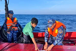Bắt giữ tàu cá vận chuyển trái phép hơn 40.000 lít dầu D.O 