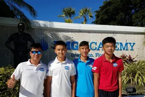 Nguyễn Văn Phương lọt vào tứ kết giải quần vợt trẻ danh giá của Mỹ