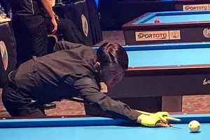 Cơ thủ trẻ Lê Hoàng Kim. 