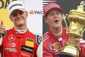 Michael Schumacher (phải) có người nối dõi trên đường đua F1.