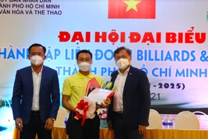 Đại diện Sở Văn hoá và Thể thao TPHCM trao quyết định thành lập Liên đoàn