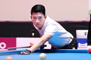 Ngô Đình Nại góp công trong chiến thắng của đội nhà. Ảnh: Kim Young Hun