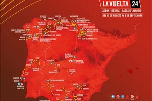 Lộ trình Vuelta a Espana 2024