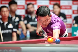 Nguyễn Đức Anh Chiến cần phải vào chung kết mới giành vé dự VCK năm. Ảnh: Kim Young Hun