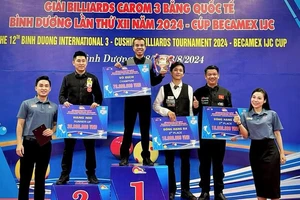 Trần Quyết Chiến khẳng định sức mạnh đăng quang giải Billiards Carom 3 băng Quốc tế Bình Dương 2024