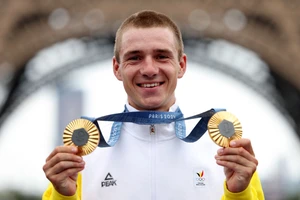 Remco Evenepoel đã giành 2 HCV Olympic 2024