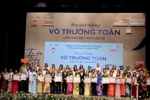 Trao Giải thưởng Võ Trường Toản lần thứ 22 năm 2019