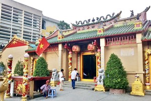 拥有200年历史的土龙木坊天后宫。