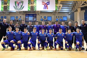 Đội tuyển U.20 futsal Việt Nam (ảnh: Quang Thắng)