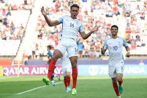 Niềm vui của các cầu thủ Anh khi đè bẹp Argentina 3 bàn trắng