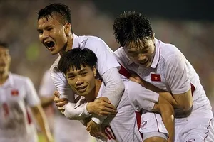 Niềm vui mừng khi Công Phượng gỡ hòa 1-1