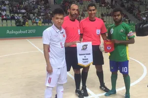 Đội Việt Nam đã có chiến thắng quan trọng trước Solomon Island. (ảnh: ANH TRẦN)