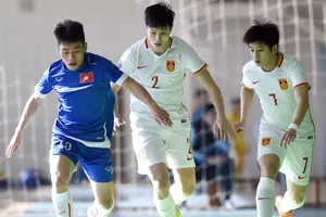 Hai đội Việt Nam và Trung Quốc trong lần gặp nhau trước giải vô địch châu Á 2016 tại Uzbekistan