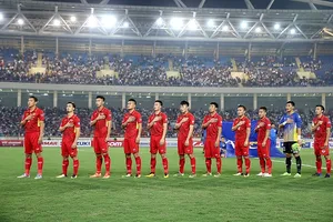 Đội tuyển Việt Nam. Ảnh: MINH HOÀNG