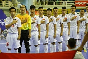 Đội tuyển futsal Việt Nam. Ảnh: BẠCH DƯƠNG