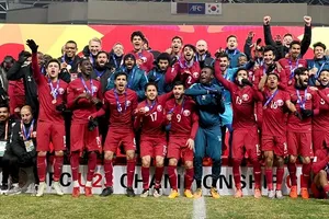 Qatar ra về với tấm Huy chương đồng. Ảnh: AFC