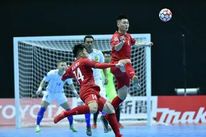 ĐT futsal Việt Nam đã đánh rơi chiến thắng đáng tiếc trước Malaysia. Ảnh: QUANG THẮNG
