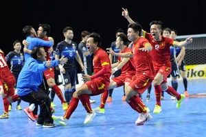 Đội tuyển futsal Việt Nam với kỳ tích World Cup cách đây 2 năm