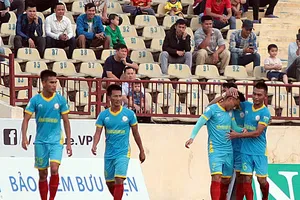 Khánh Hòa có 1 điểm may mắn trên sân nhà. Ảnh: MINH HOÀNG