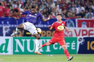 Hà Nội vẫn được đánh giá cao hơn so với HA.GL dù thiếu hụt lực lượng. Ảnh: MINH HOÀNG