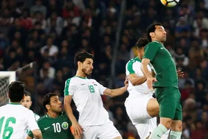 Iraq trogn cuộc so tài mới đây với Saudi Arabia