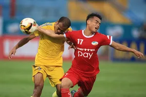 Viettel thẳng tiến ở ngôi đầu. Ảnh: MINH HOÀNG