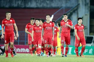 CLB TPHCM tiếp tục gây thất vọng. Ảnh: MINH HOÀNG