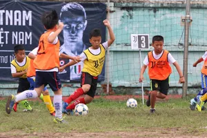 Các thí sinh trong phần kiểm tra năng khiếu. Ảnh: ANH TRẦN