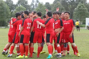 Giải bóng đá TP Mới 2018 chuẩn bị bước vào Vòng chung kết. Ảnh: THANH VIỆT