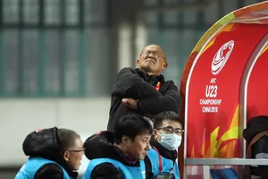 Cảm giác hồi hộp của ông Park khi đội nhà đá luân lưu ở VCK giải U23 châu Á 2018. Ảnh: ANH KHOA