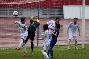 Các cô gái TKS Việt Nam vượt qua TPHCM I và Hà Nam sau vòng 8. Ảnh: DŨNG PHƯƠNG