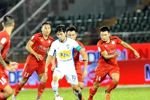 HA.GL sa sút nhanh từ đầu giai đoạn 2. Ảnh: NGUYỄN NHÂN