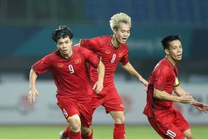 ĐT Việt Nam có trận thắng đầu tiên tại Hàn Quốc. Ảnh: DŨNG PHƯƠNG